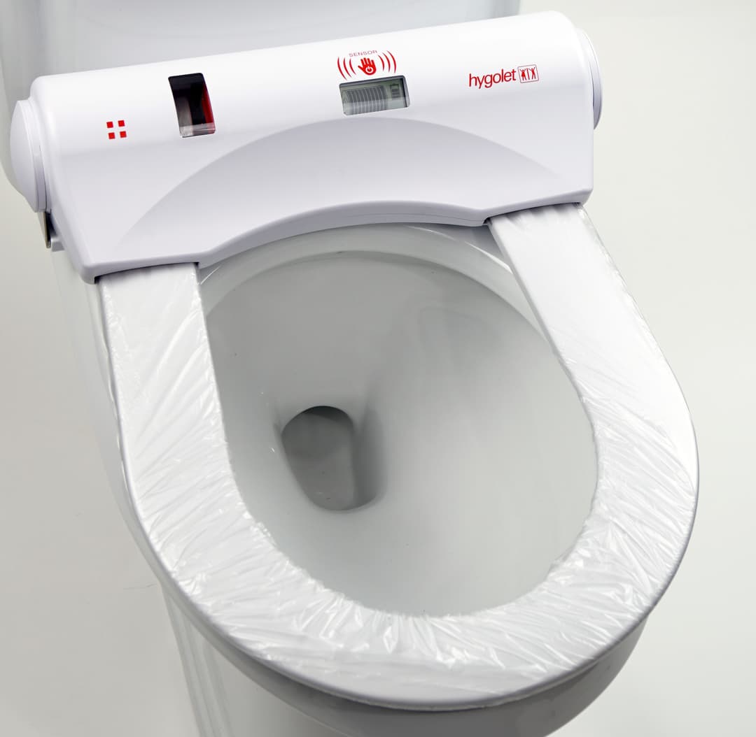 Hygolet automated sanitary toilet seat cover system